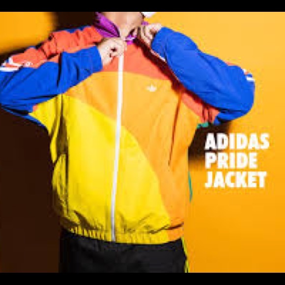 NWT Adidas rainbow pride off center jacket - Picture 11 of 12